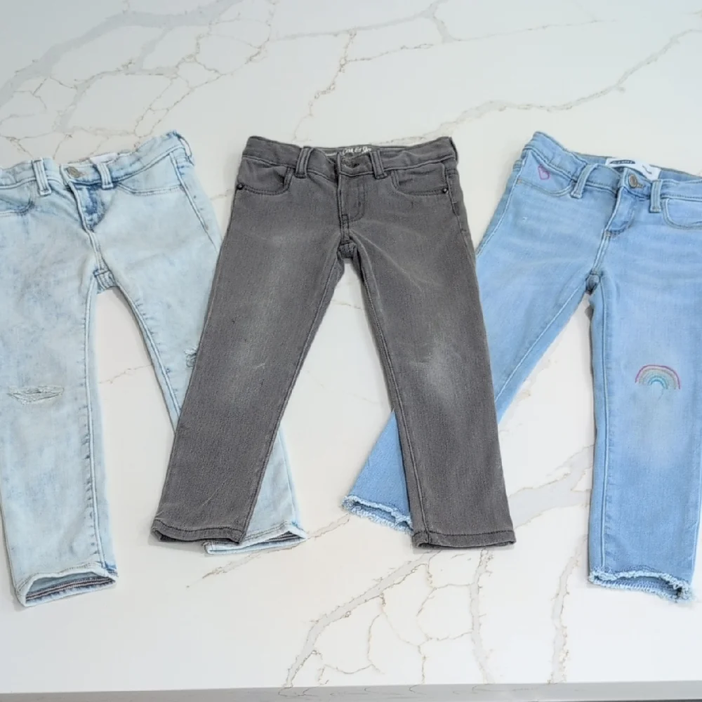 Old Navy Kids Jeans - Light Blue, Gray, Blue